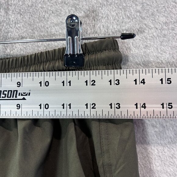 Old Navy XS Olive Green StretchTech Cargo Joggers Dry Quick Elastic Hem Athleisu - Picture 3 of 13